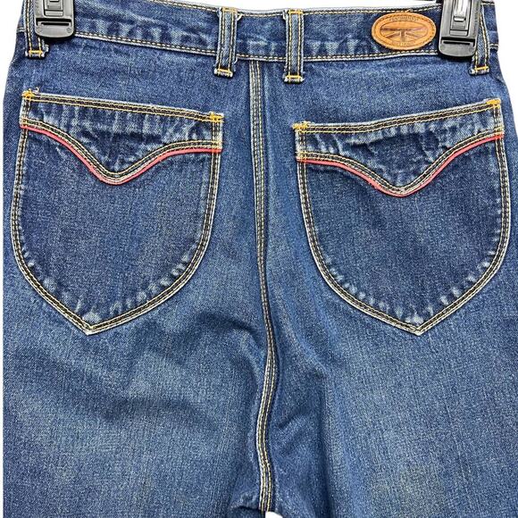PENTIMENTO BRITTANIA Vintage 80s High‎ Waisted Straight Leg Jeans Women's 25x29 - Picture 8 of 13